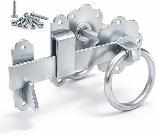 150mm galvanised ring gate - galvanised,