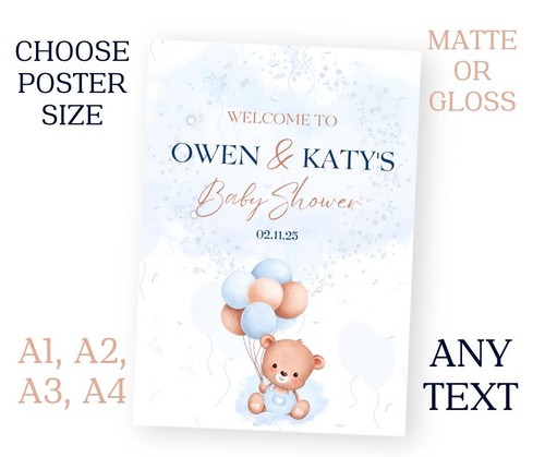 Personalised bear theme baby - personalised,