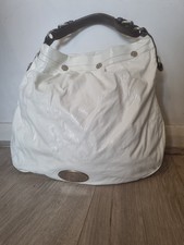 Mulberry Mitzy Hobo White  Leather Handbag