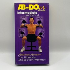AB-DOer Intermediate Workout - New Sealed! VHS 2000 Tape Fitness Exercise Thane