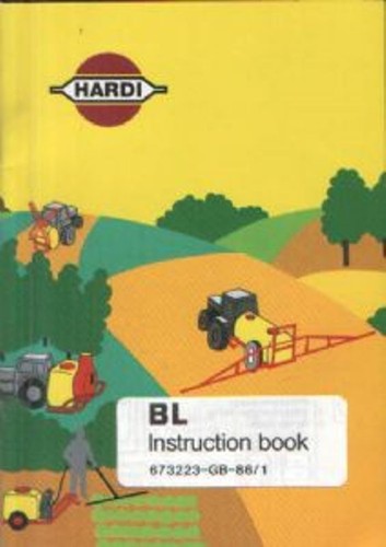Hardi sprayer operators - bl,