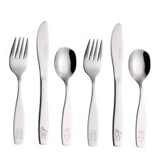 Exzact Children's Cutlery Set 4 / 6 / 9 / 18 PCS Set Stainless Steel 