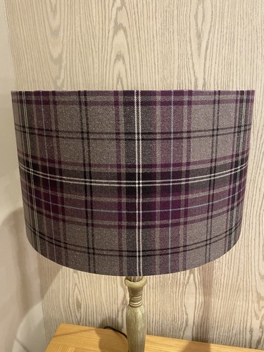 Handmade lampshade grey - in, a