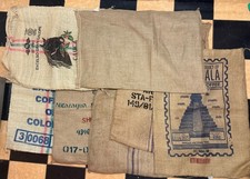 15x Used Coffee Hessian Jute
