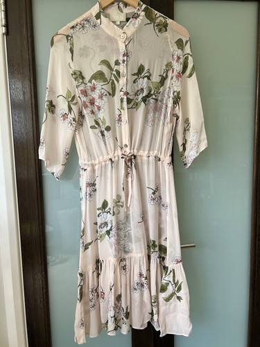 Fee pink floral midi - g,