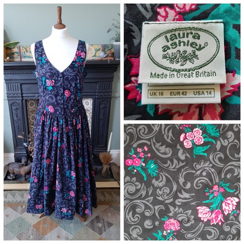 80s laura ashley vintage - laura, dress