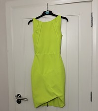 Celeb Boutique Neon Green Midi Dress Good Condition Size Xs