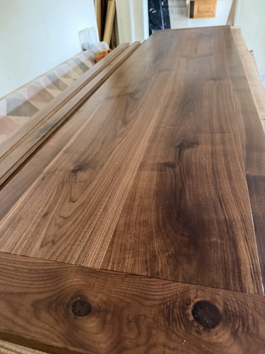 Solid walnut wood kitchen - solid,