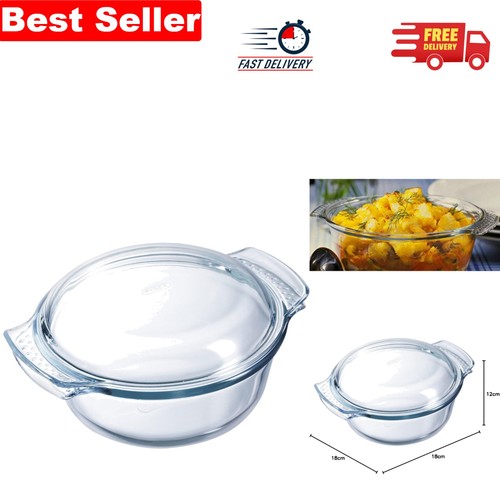 Round casserole dish with - 1.4l,