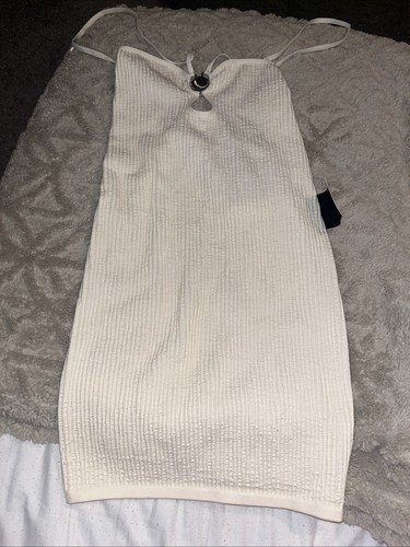 Women bershka beige - bershka, dress