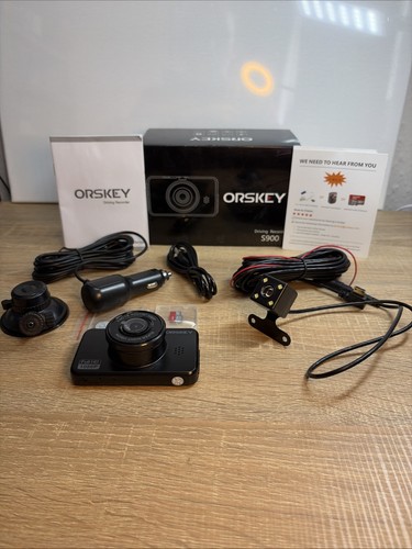 Orskey dash cam - &, rear
