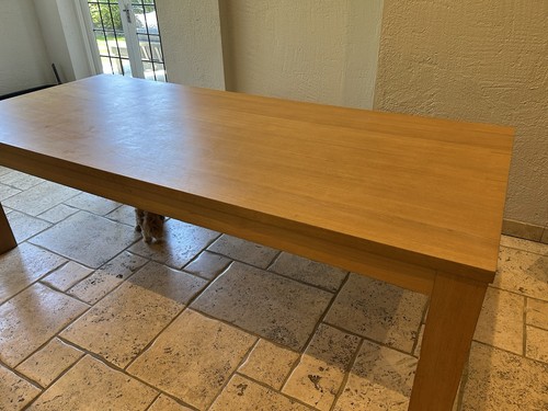 Chunky solid oak dining - solid, table