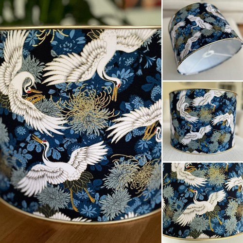 Blue oriental lamp - blue, shade