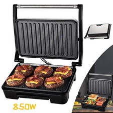 850W Panini Grill Press &