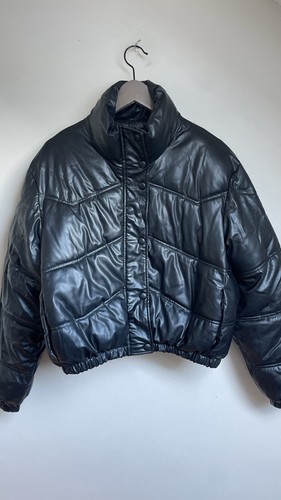 Zara puffer faux leather - puffer,