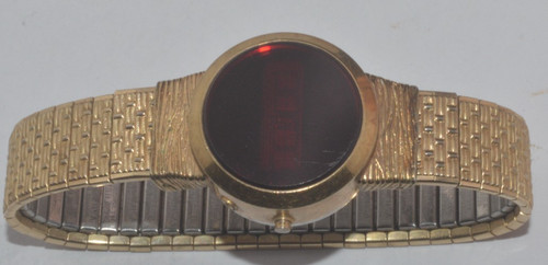 Vintage 1970s red led digital - vintage,