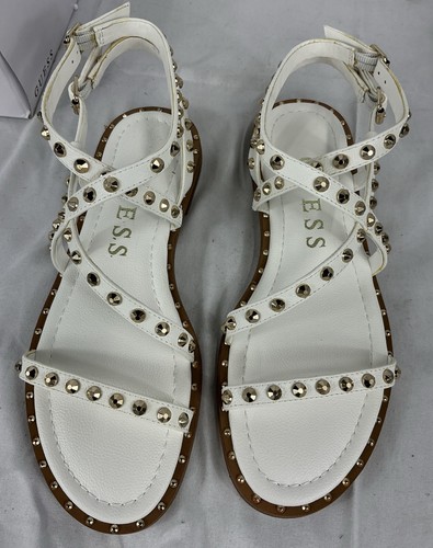 Guess yamara white sandal - white,
