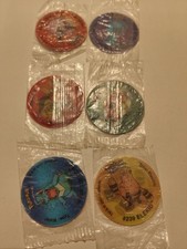 6x Pokémon Tazos Pogs walkers