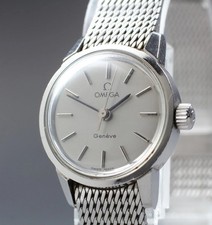 Vintage 1974 [Near MINT] Omega Geneve Cal.635 22mm Manual Winding Silver Women's