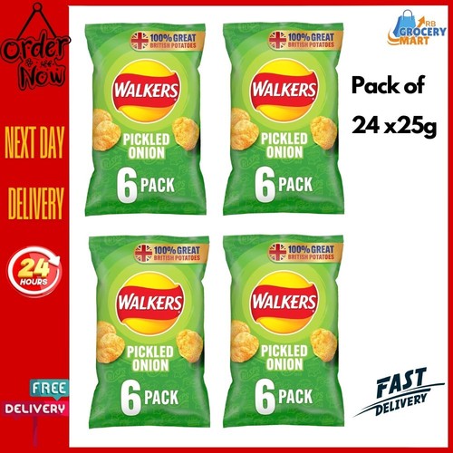 Walkers crisps pickled - pickled, onion