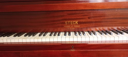 Steck baby grand piano - steck,