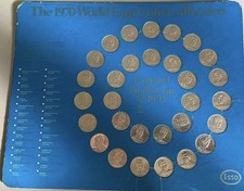 2 x 1970 Esso World Cup Coin