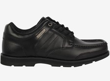 Kangol Black Harrow Leather Lace Up Shoes men’s  Black Size UK 9