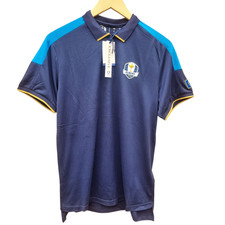 BNWT Official Ryder Cup 2020 Europe Team Polo Shirt Size S Navy/Blue - Golf