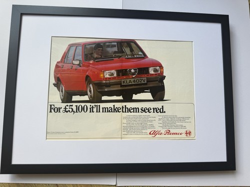 Framed 1980 alfa - framed,