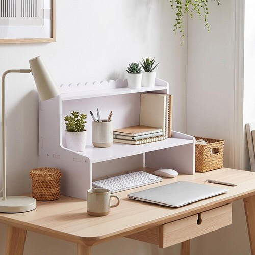 Tier desktop storage shelf - 2,