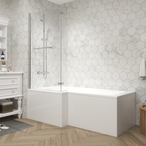 Shape shower left - shape, hand