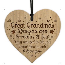 Great grandma engraved heart - great,