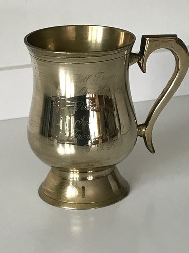Vintage brass tankard - ,