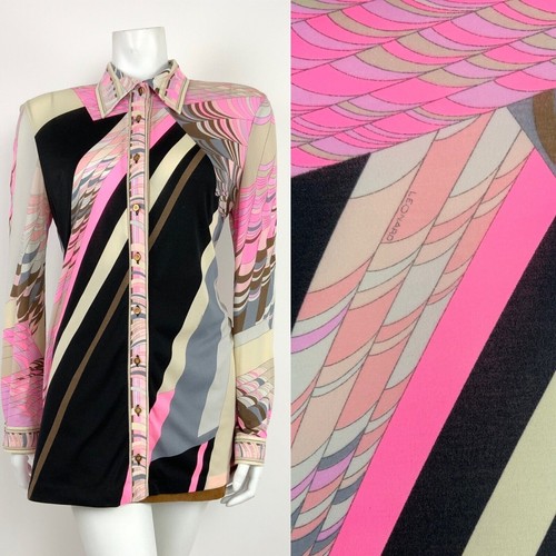 Vtg 70s leonard paris black - 70s,