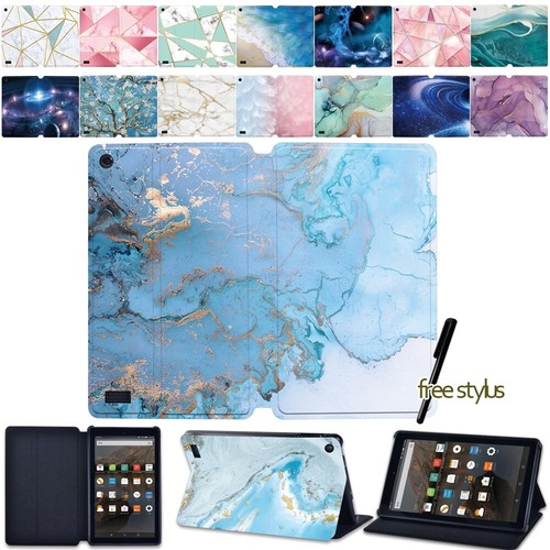 Printed leather case stand - leather,