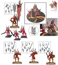 BLOODLETTERS OF KHORNE : Metal JUGGERNAUT & Plastic BLOODLETTERS : Multi-Listing