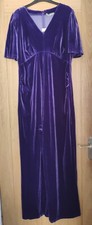NWT Purple Velvet Wide Leg