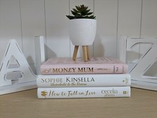 Decorative Book Stack White Set of 3 Hardcover Interior Design Shelf Fillers 960