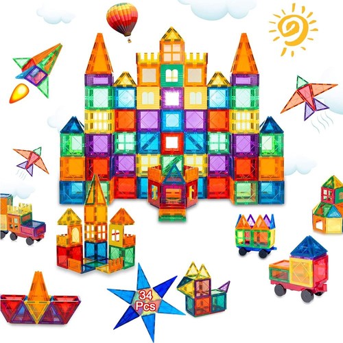 34pcs magnetic building blocks - 34pcs,