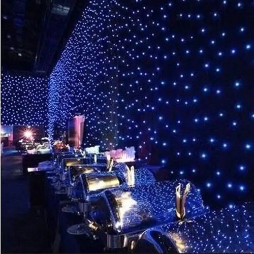Blue led star - blue, backdrop