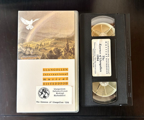 Rare vhs tape llangollen - rare,