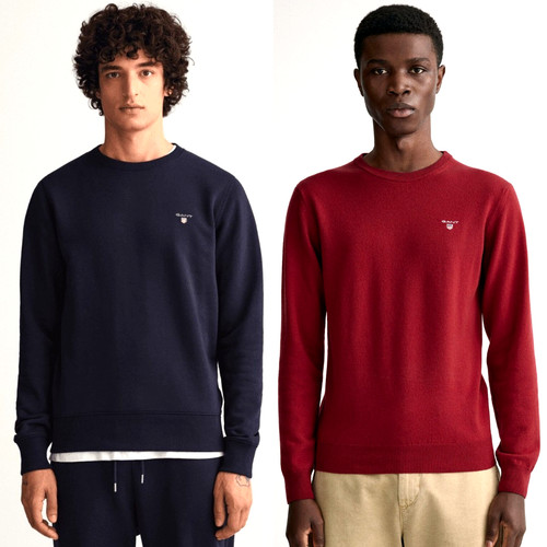 Gant mens crew neck - mens, jumper
