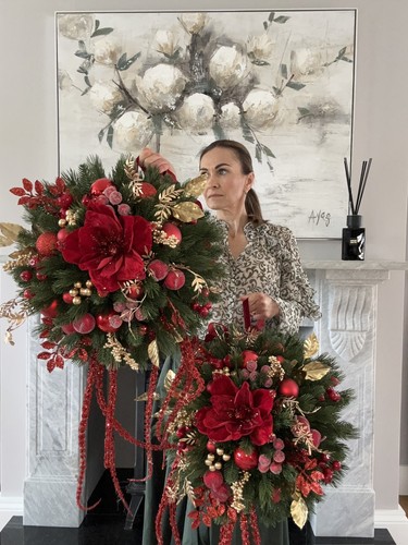 Luxury handmade red christmas - luxury,