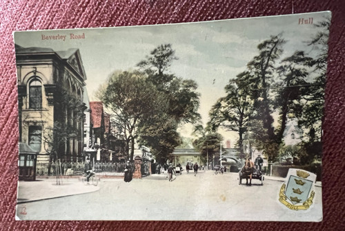Antique postcard hull - antique,