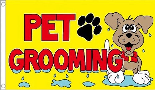 Pet grooming flag - flag, 5'