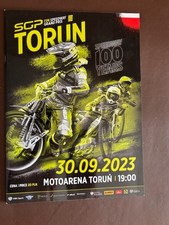 GRAND PRIX ROUND TORUN POLAND SPEEDWAY PROGRAMME 30/09/2023
