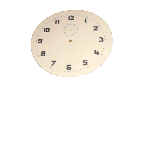 Alarm clock dial face - , paper