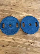 Bodyrip 2 x 25kg Rubber Olympic Weight Plates 50Kg Set