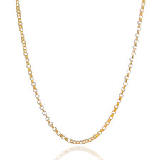 14k SOLID Gold Rolo Link 1.2mm