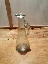 Vintage Made In Italy Glass Olive Oil Vinegar Jug Vetreria Etrusca